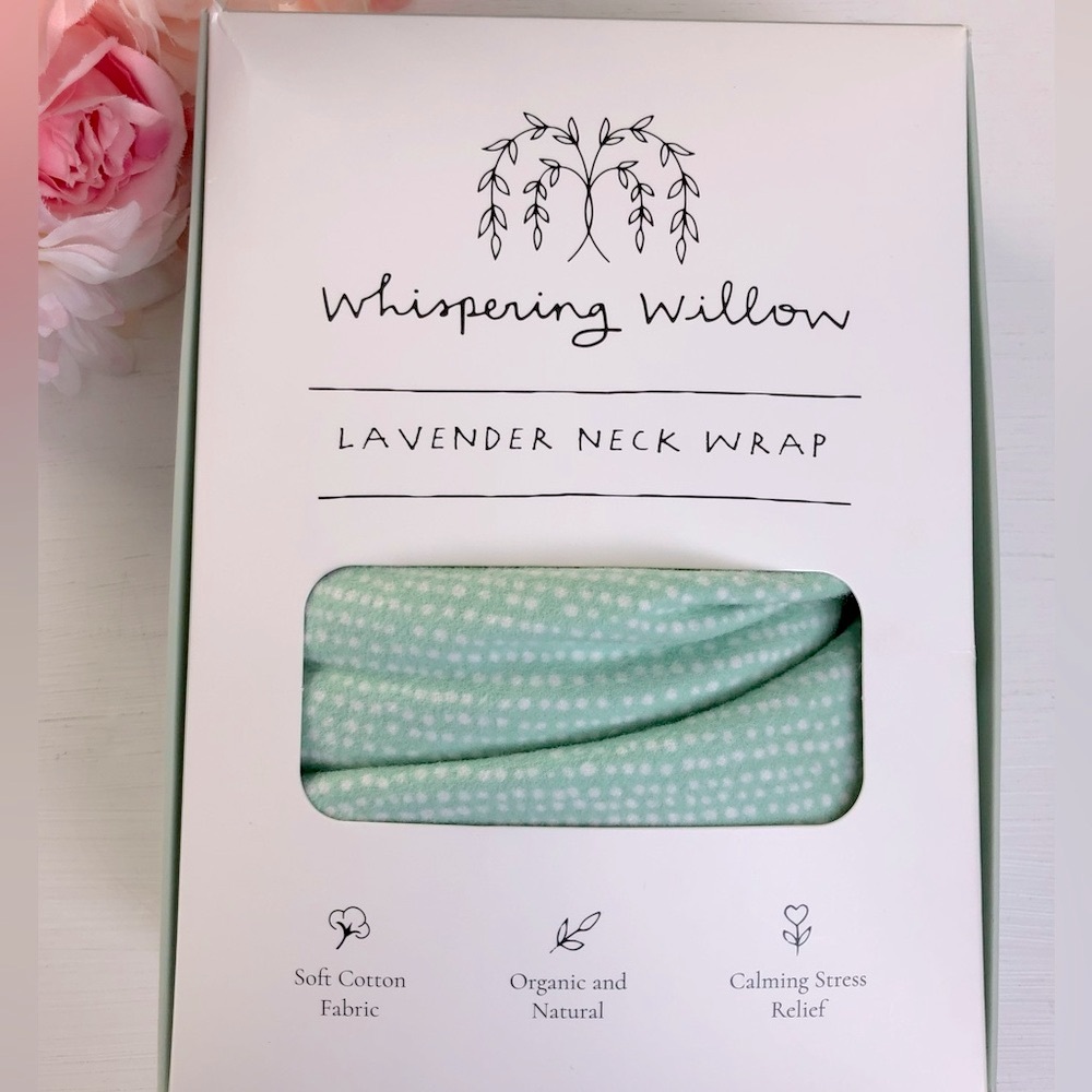 NEW Whispering Willow Lavender Neck Wrap in Box